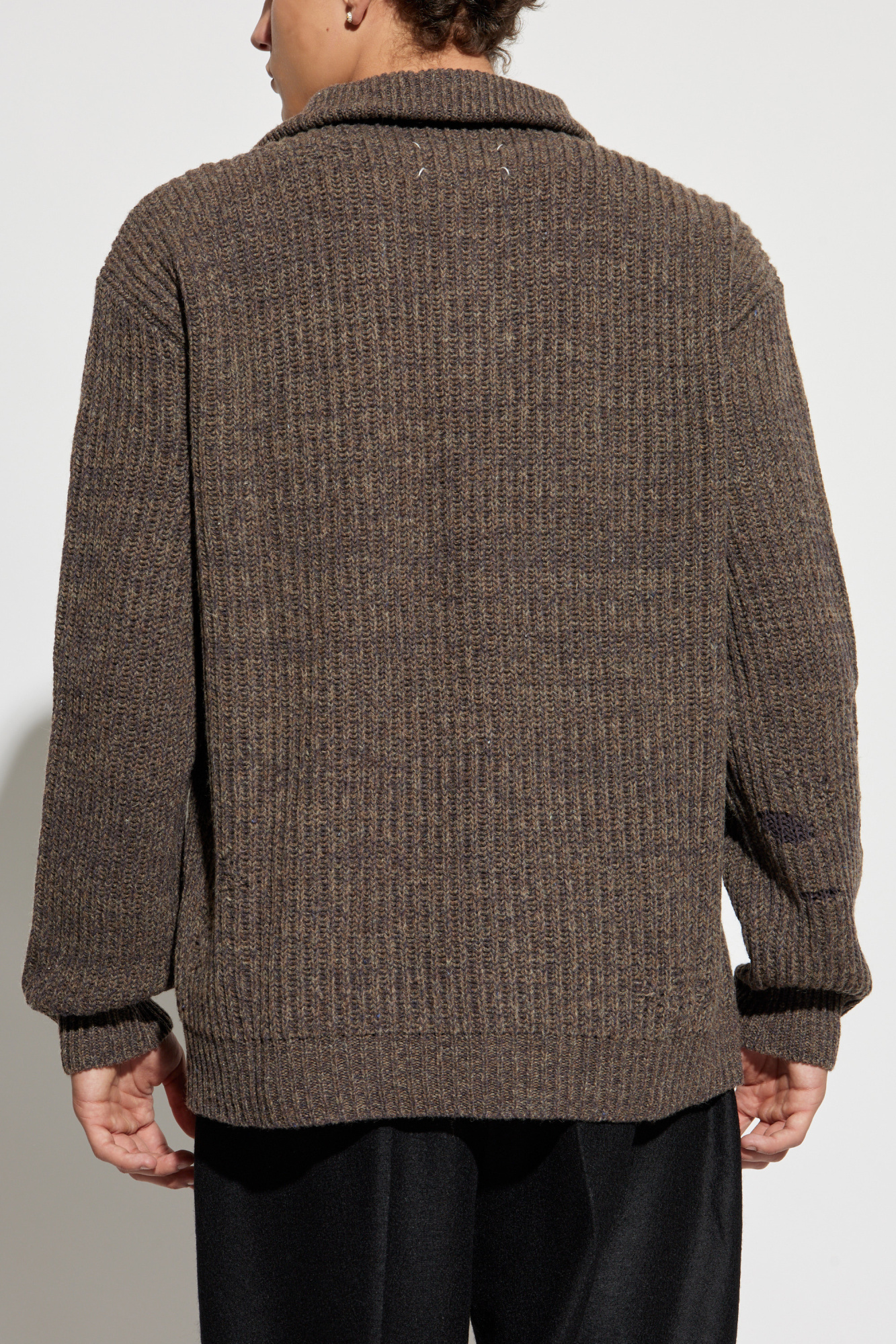 Maison Margiela Sweater with a zip-up collar | Men's | Vitkac